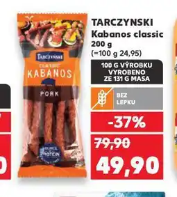 Kaufland Kabanos nabídka