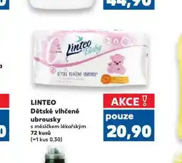 Kaufland Linteo baby dětské vlhčené ubrousky nabídka