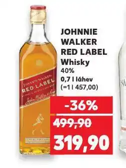 Kaufland Johnnie walker red label nabídka