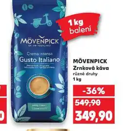 Kaufland Movenpick káva nabídka