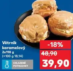 Kaufland Větrník karamelový nabídka