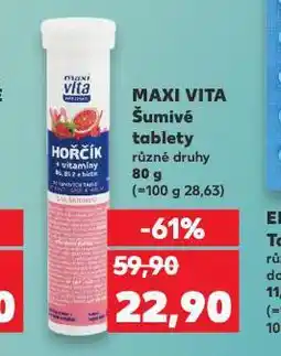 Kaufland Maxicita šumivé tablety nabídka