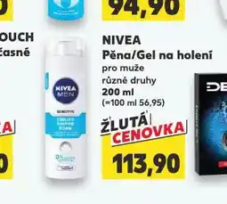 Kaufland Nivea gel na holení nabídka