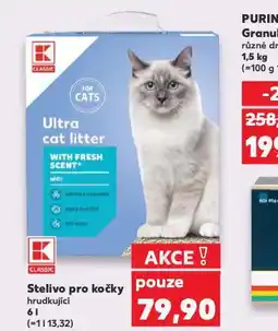 Kaufland Stelivo pro kočky nabídka