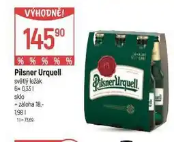 Globus Pivo pilsner urquell nabídka