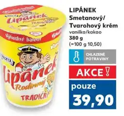 Kaufland MADETA LIPÁNEK Smetanový/ Tvarohový krém nabídka