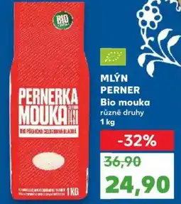 Kaufland MLÝN PERNER Bio mouka různé druhy nabídka