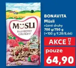 Kaufland BONAVITA Müsli nabídka