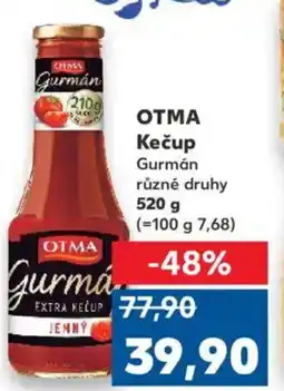 Kaufland OTMA Kečup nabídka