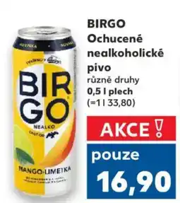 Kaufland BIRGO Ochucené nealkoholické pivo nabídka