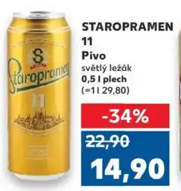 Kaufland STAROPRAMEN 11 Pivo nabídka