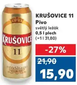 Kaufland KRUŠOVICE 11 Pivo nabídka