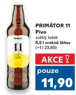 Kaufland PRIMÁTOR 11 Pivo nabídka