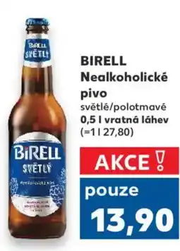 Kaufland BIRELL Nealkoholické pivo nabídka