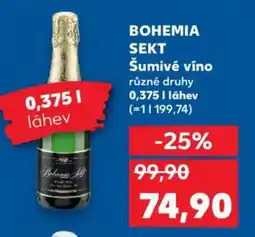 Kaufland BOHEMIA SEKT Šumivé víno nabídka