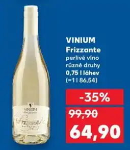 Kaufland VINIUM Frizzante nabídka