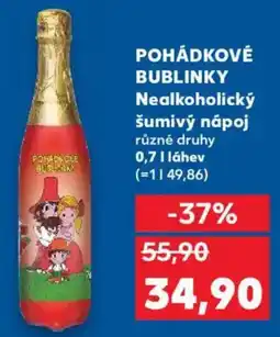 Kaufland POHÁDKOVÉ BUBLINKY Nealkoholický šumivý nápoj nabídka