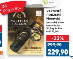 Kaufland VALTICKÉ PODZEMÍ Moravské zemské víno nabídka
