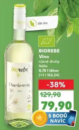 Kaufland BIOREBE Vino nabídka