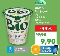 Kaufland OLMA Bio jogurt nabídka