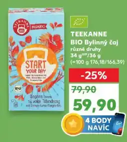 Kaufland TEEKANNE BIO Bylinný čaj nabídka