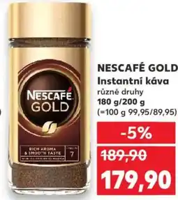 Kaufland NESCAFÉ GOLD Instantní káva nabídka