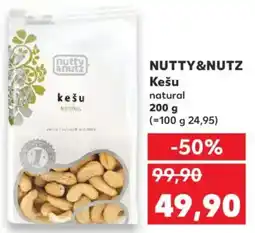 Kaufland NUTTY&NUTZ Kešu nabídka