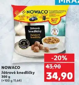 Kaufland NOWACO Játrové knedlíčky nabídka