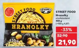 Kaufland STREET FOOD Hranolky předsmažené nabídka