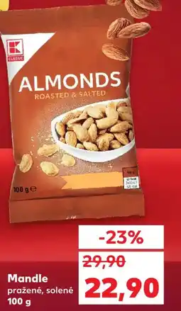 Kaufland Mandle pražené, solené nabídka