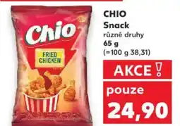 Kaufland CHIO Snack nabídka