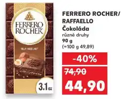 Kaufland FERRERO ROCHER/ RAFFAELLO Čokoláda nabídka