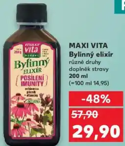 Kaufland MAXI VITA Bylinný elixir nabídka