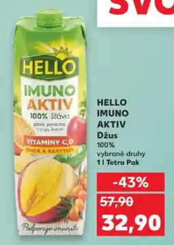 Kaufland HELLO IMUNO AKTIV Džus nabídka