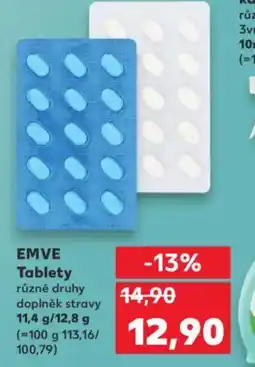 Kaufland EMVE Tablety nabídka