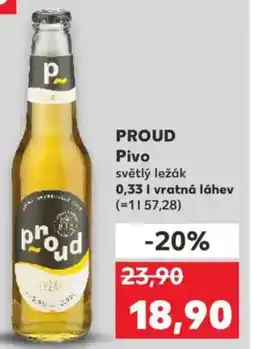 Kaufland PROUD Pivo nabídka
