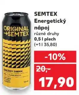 Kaufland SEMTEX Energetický nápoj nabídka