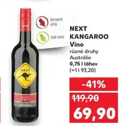 Kaufland NEXT KANGAROO Víno nabídka