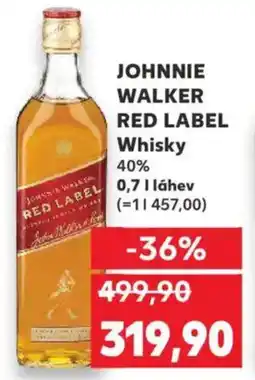 Kaufland JOHNNIE WALKER RED LABEL Whisky 40% nabídka