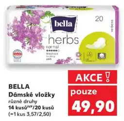 Kaufland BELLA Dámské vložky nabídka