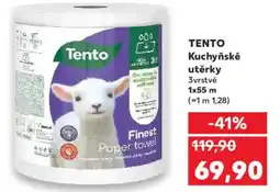 Kaufland TENTO Kuchyňské utěrky 3vrstvé nabídka