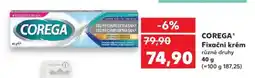 Kaufland COREGA¹ Fixační krém nabídka