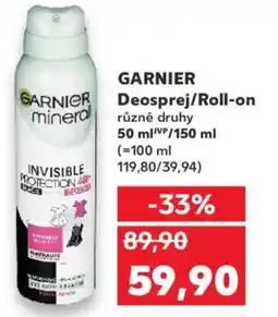 Kaufland GARNIER Deosprej/Roll-on nabídka