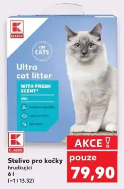 Kaufland Stelivo pro kočky hrudkujici nabídka