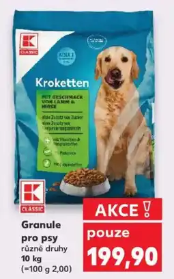 Kaufland Granule pro psy nabídka