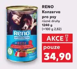 Kaufland RENO Konzerva pro psy nabídka