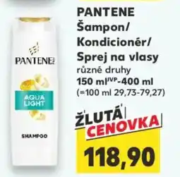 Kaufland PANTENE Šampon/ Kondicionér/ Sprej na vlasy nabídka