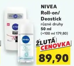 Kaufland NIVEA Roll-on/ Deostick nabídka