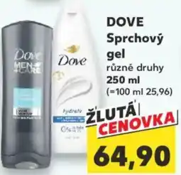Kaufland DOVE Sprchový gel nabídka