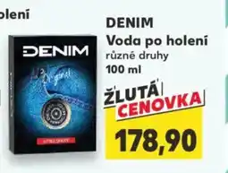 Kaufland DENIM Voda po holení nabídka